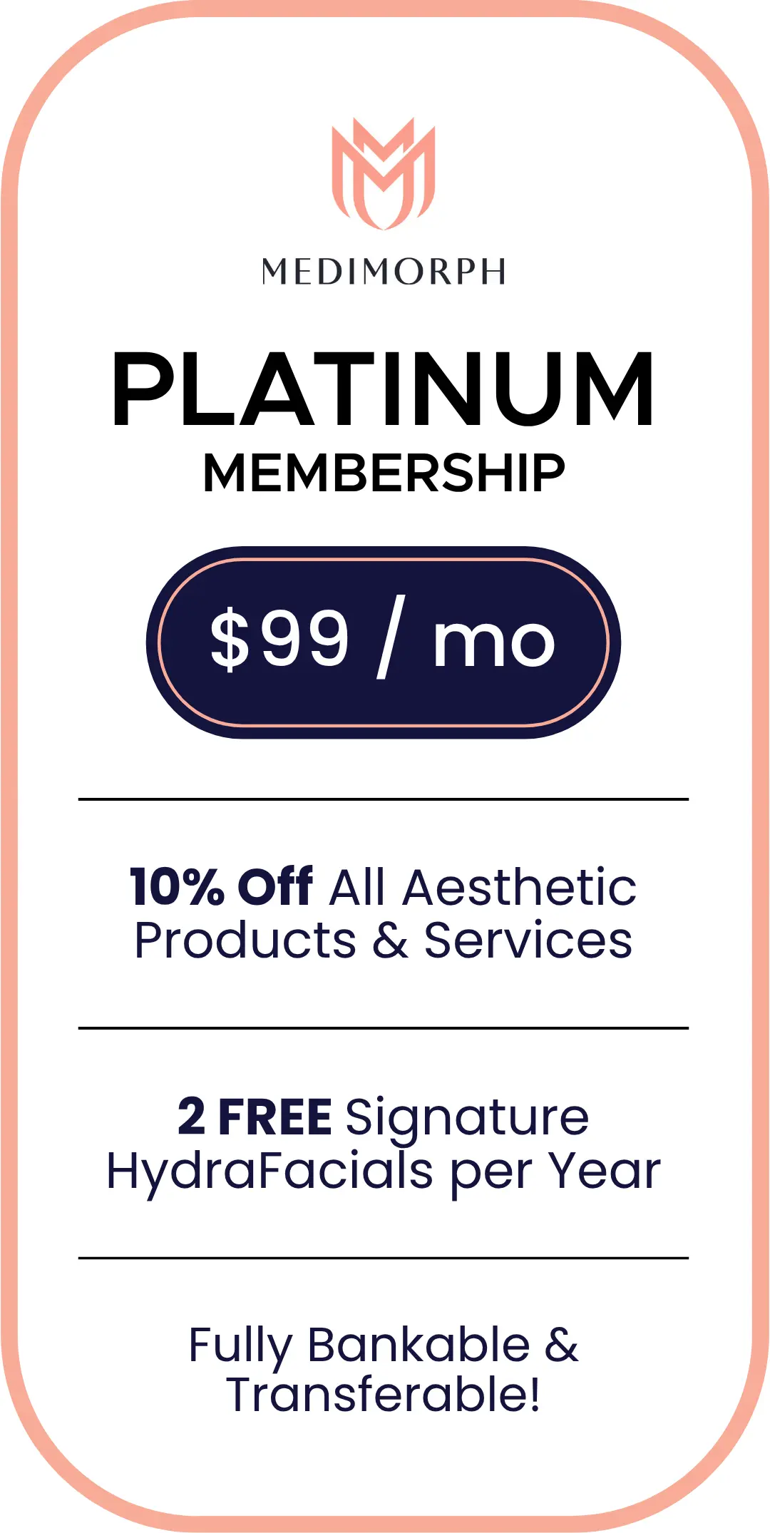 Medimorph Platinum Membership